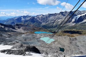 Le téléphérique du plateau Rosa - Breuil-Cervinia