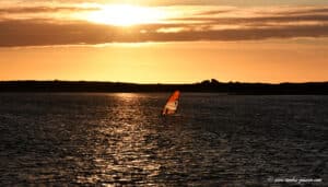 Coucher de soleil à l'île Grande