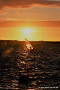 Coucher de soleil à l'île Grande