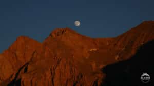 Lever de lune sur le massif du Cotiella