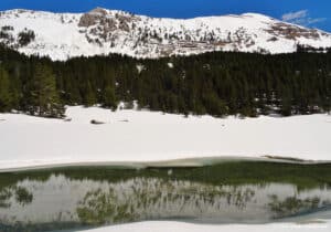 L'Ibon de Plan en hiver