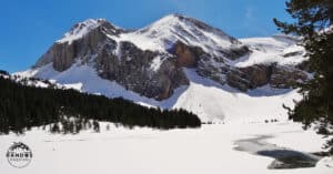 L'Ibon de Plan en hiver
