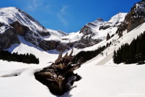 L'Ibon de Plan en raquettes à neige