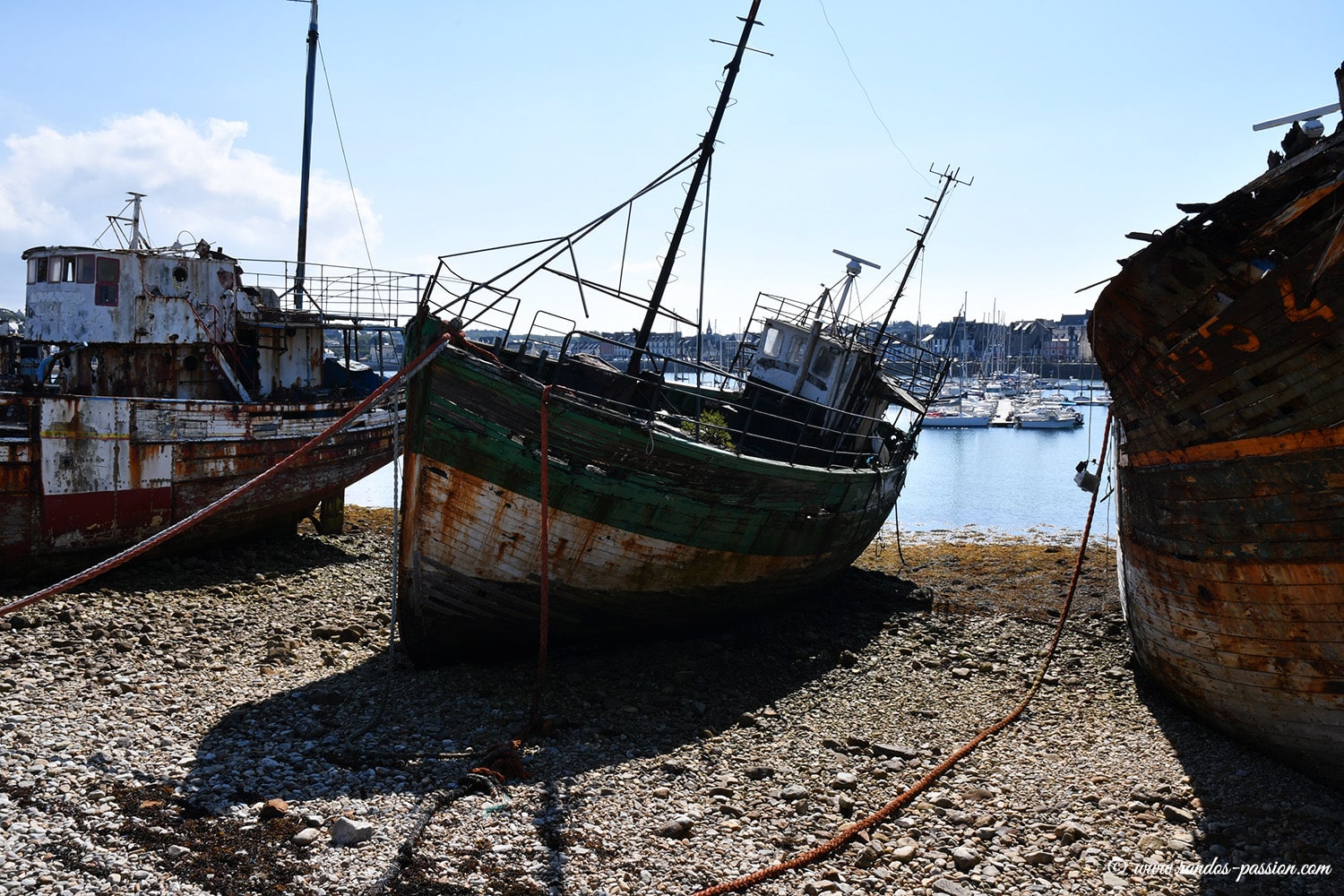 Cimetiére de bateaux à Camaret-sur-Mer