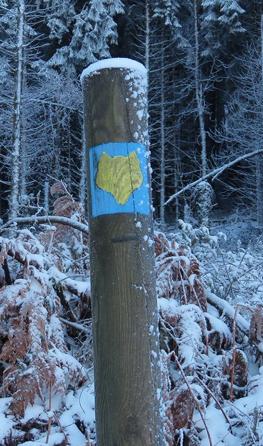 Balisage du sentier du Pacte des Loups - Baronnies