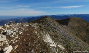 Crête entre le Signal de Bassia et le pic de Castillon