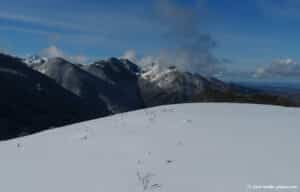 Le sentier du Pacte des Loups en hiver