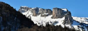Vue vers le Soum Couy depuis le plateau d'Ichéus