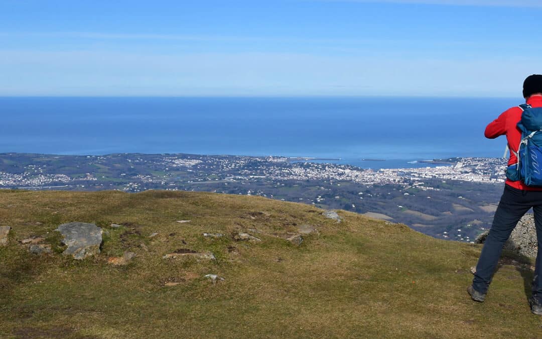 Depuis le sommet de La Rhune