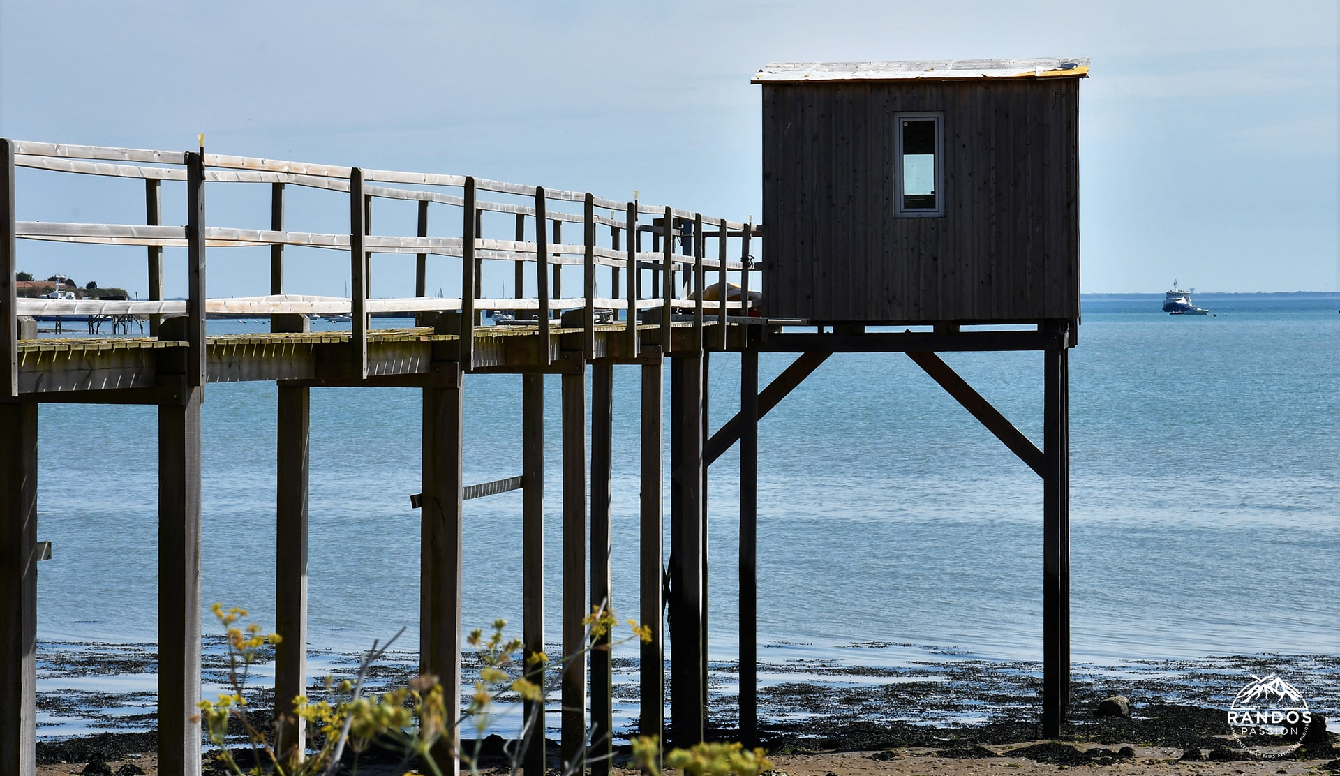 Carrelet de la plage aux Coquillages à l'île d'Aix