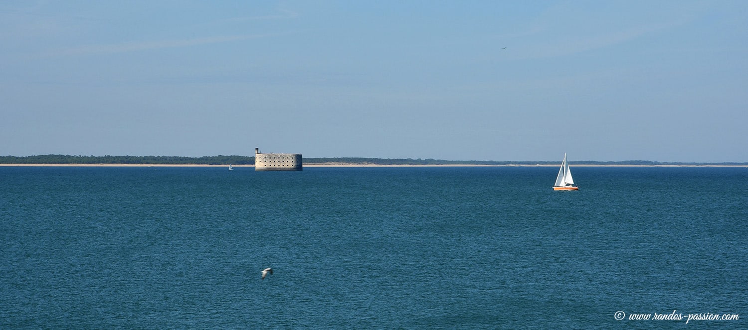 Le Fort Boyard, vu depuis l'île d'Aix