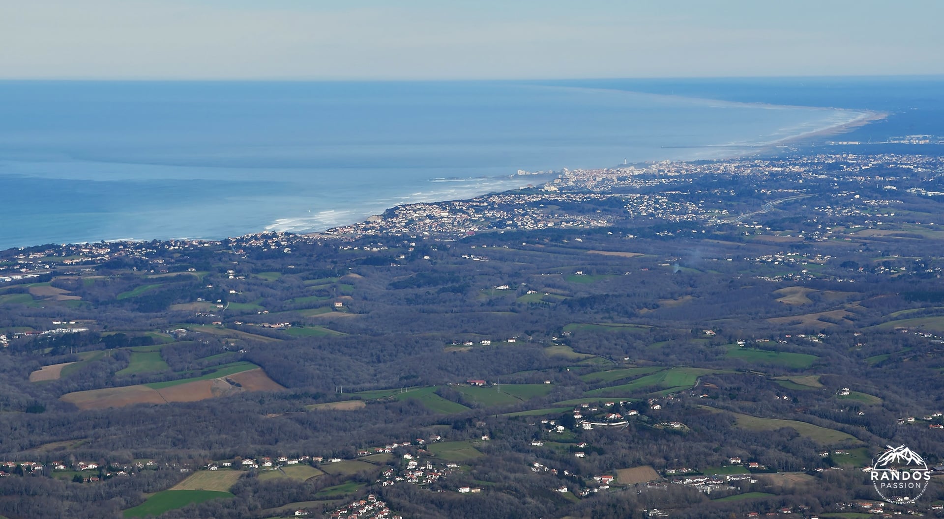 Panorama depuis la Rhune