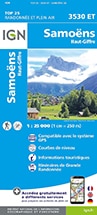 Carte IGN 3530ET Samoëns Haut Giffre