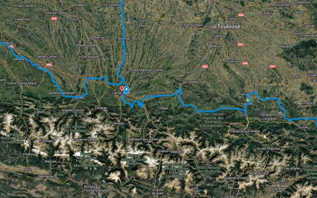La V81 – La Vélosud : à travers les Pyrénées de Biarritz à Barcarès