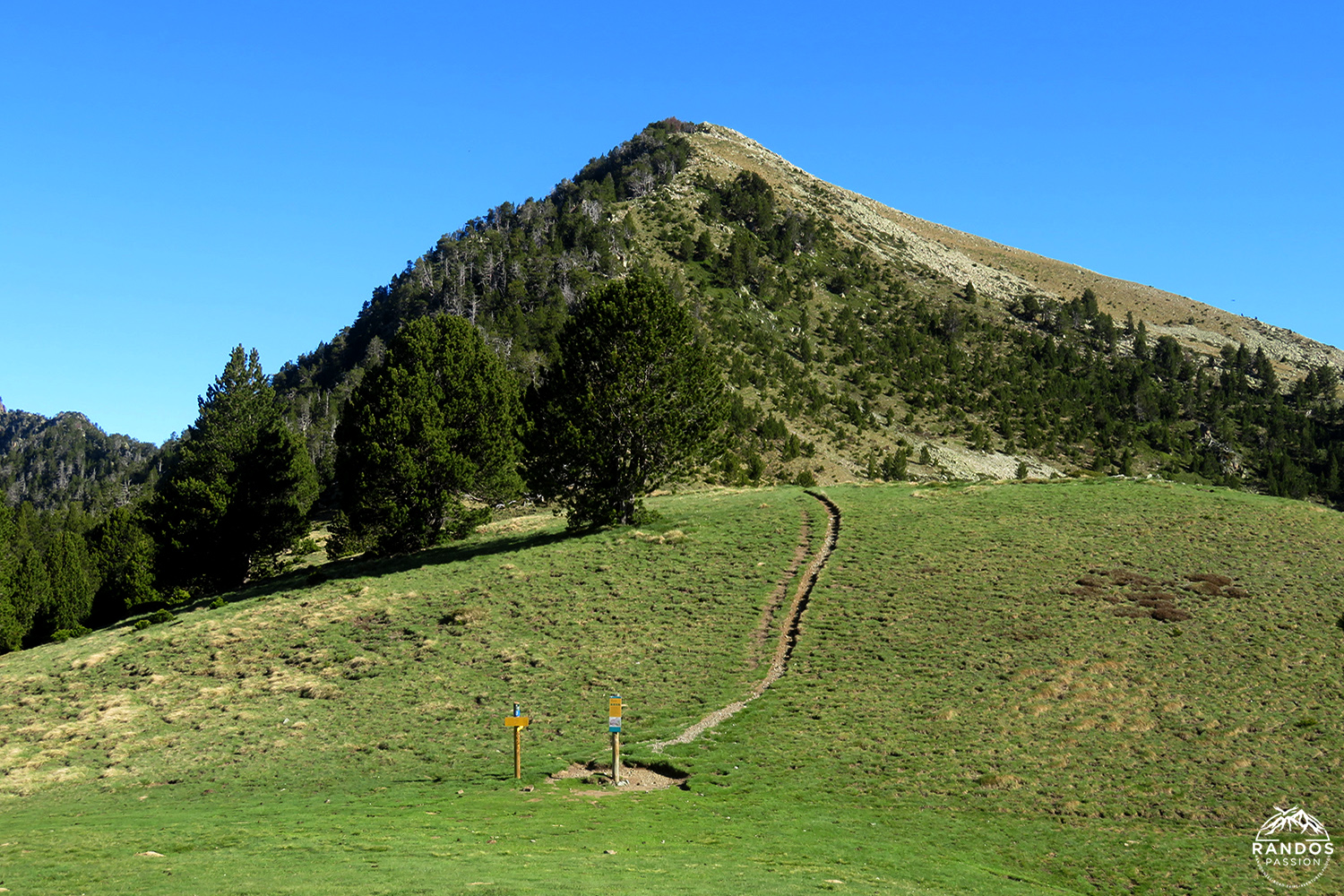 Le Soum de Montpélat depuis le col d'Estoudou Le Soum de Montpélat depuis le col d'Estoudou
