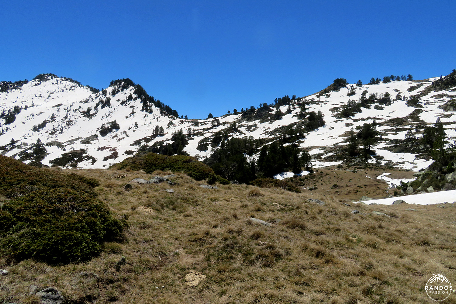 Le col d'Aumar dans le massif du Néouvielle Le col d'Aumar dans le massif du Néouvielle