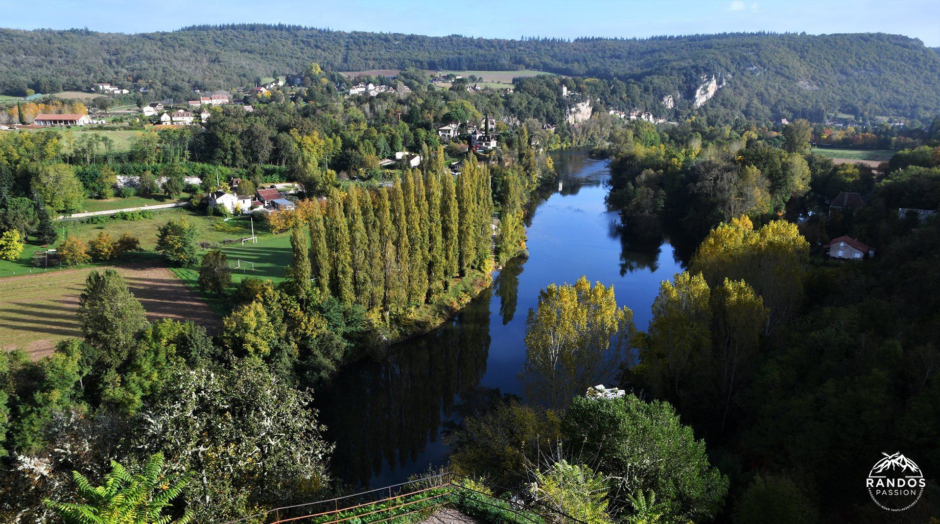 Vue sur le Lot depuis Saint-Cirq- Lapopie