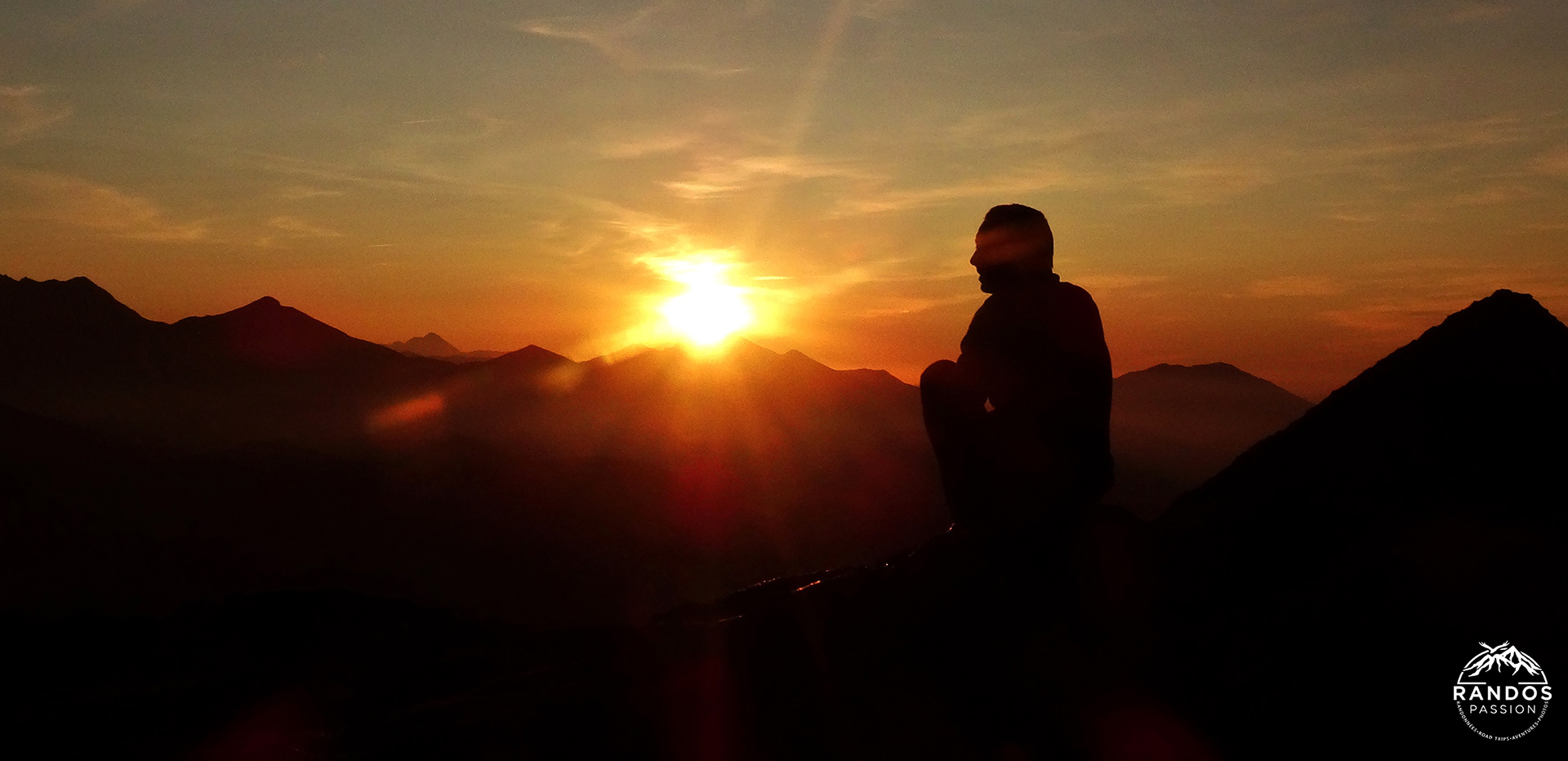 Coucher de soleil en Ariège à la cabane d'Espugues